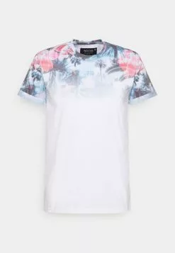 INDICODE JEANS PALENCIA - T-shirt Imprimé - Offwhite