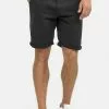 INDICODE JEANS CASUAL FIT - Short - Mottled Black