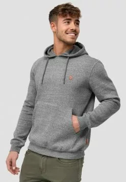INDICODE JEANS Sweat à Capuche - Charcoal Mix