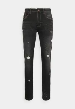 INDICODE JEANS EDWARDS - Jean Slim - Vintage Black -INDICODE JEANS Boutique bfa5cf58df6c44668010d92b99938423