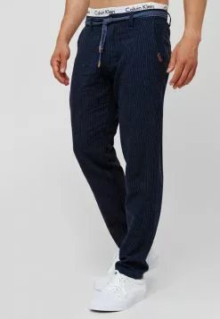 INDICODE JEANS ARONA - Chino - Navy -INDICODE JEANS Boutique bfd8b3a6483345f1989975f6e88ed212