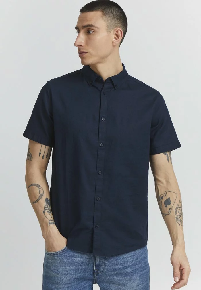INDICODE JEANS Chemise - Navy 1 INDICODE JEANS Chemise - Navy