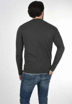 INDICODE JEANS IDGIFFORD - T-shirt à Manches Longues - Charcoal -INDICODE JEANS Boutique c0582873180945f9a002c1bd1b15a83f
