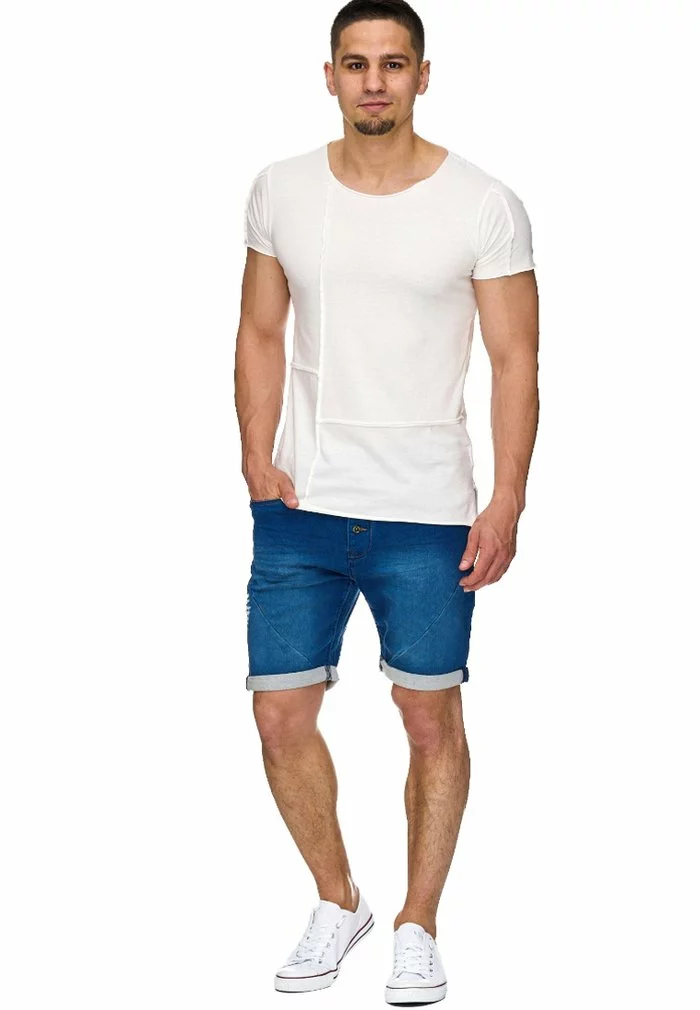 INDICODE JEANS Short En Jean - Blue 1 INDICODE JEANS Short En Jean - Blue