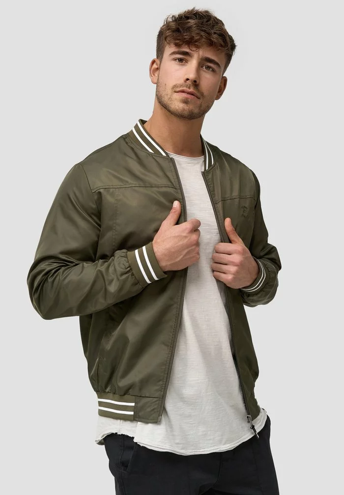 INDICODE JEANS MANOS - Blouson Bomber - Army 3 INDICODE JEANS MANOS - Blouson Bomber - Army – Image 3