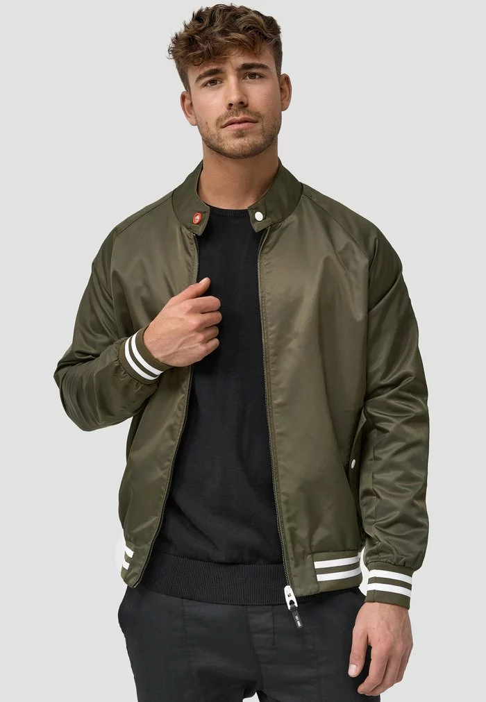 INDICODE JEANS AYSER - Blouson Bomber - Army 1 INDICODE JEANS AYSER - Blouson Bomber - Army