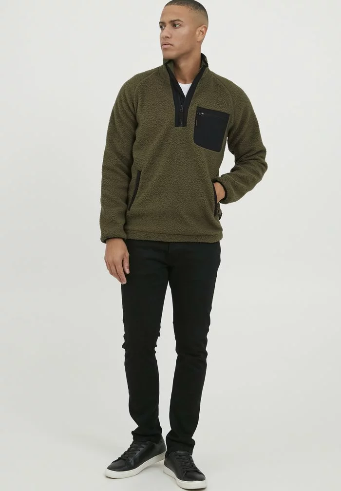 INDICODE JEANS IDTROUT - Veste Polaire - Army 2 INDICODE JEANS IDTROUT - Veste Polaire - Army – Image 2