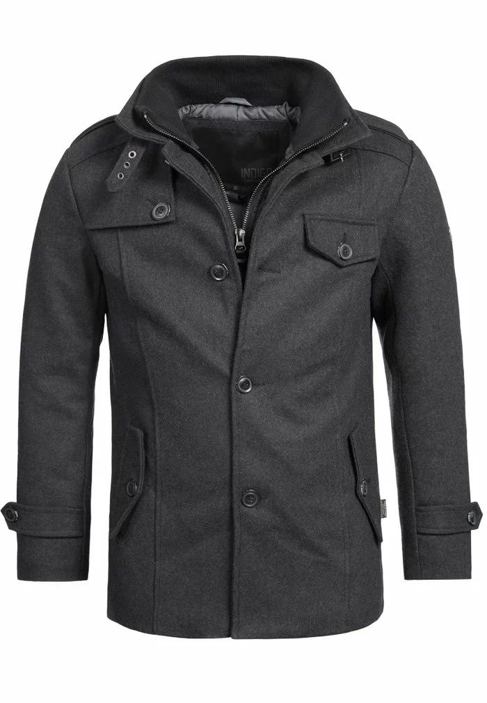INDICODE JEANS BRANDAN - Manteau Court - Anthracite 8 INDICODE JEANS BRANDAN - Manteau Court - Anthracite – Image 8