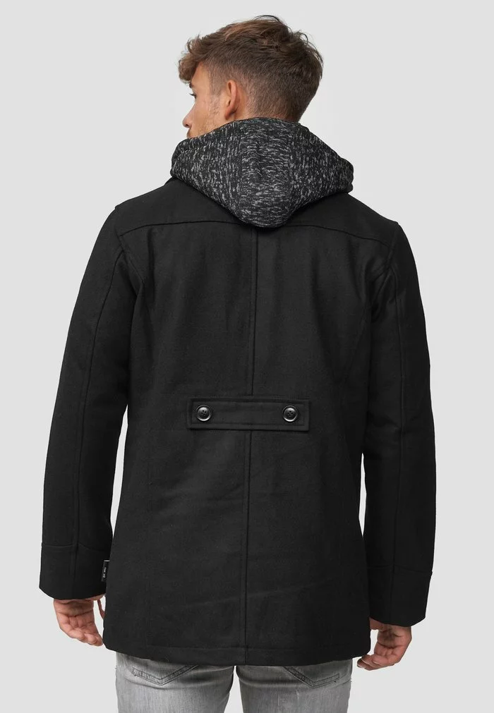 INDICODE JEANS Manteau Court - Black 3 INDICODE JEANS Manteau Court - Black – Image 3