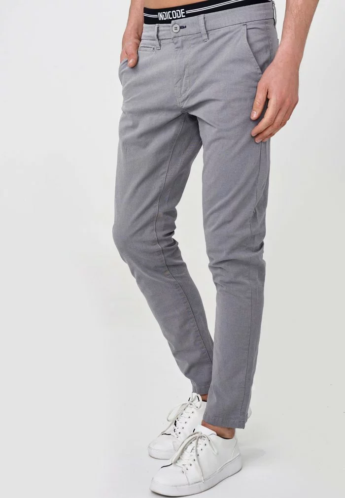 INDICODE JEANS CREED - Chino - Lt Grey 4 INDICODE JEANS CREED - Chino - Lt Grey – Image 4