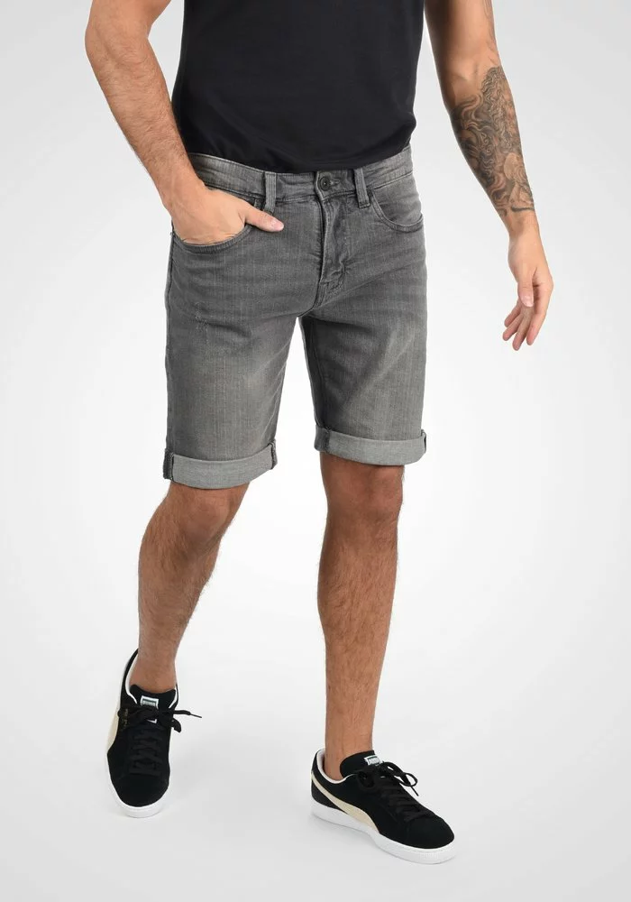 INDICODE JEANS IDQUENTIN - Short En Jean - Light Grey 1 INDICODE JEANS IDQUENTIN - Short En Jean - Light Grey