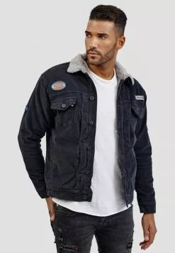 INDICODE JEANS BEARD - Veste En Jean - Black -INDICODE JEANS Boutique c3aa882f7e0442a2a6151fd1bd63c921