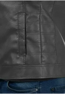 INDICODE JEANS IDJUNCTION - Veste En Similicuir - Dark Grey -INDICODE JEANS Boutique c426b7f5caa9414ca0f0c73113272f46