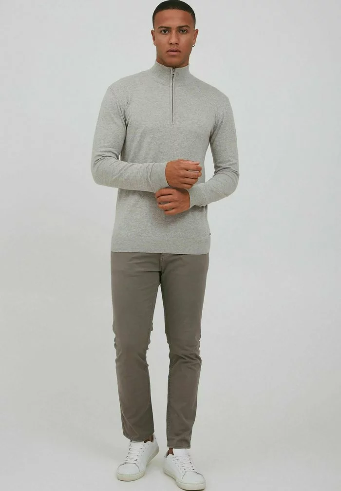 INDICODE JEANS IDBADDON - Pullover - Grey Mix 2 INDICODE JEANS IDBADDON - Pullover - Grey Mix – Image 2