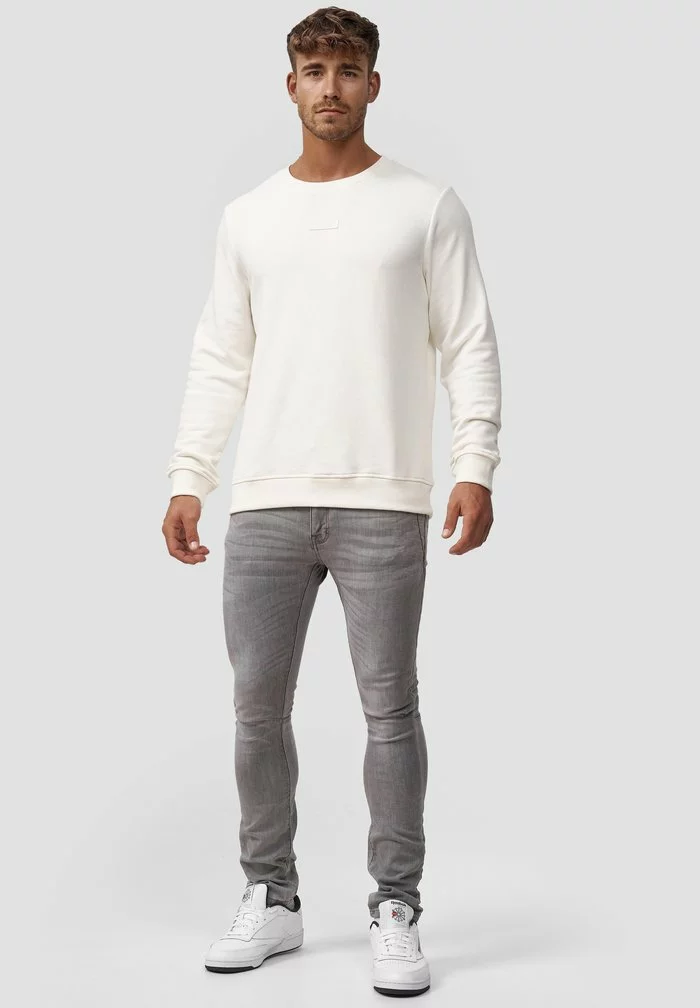 INDICODE JEANS BAXTER - Sweatshirt - Marshmellow 2 INDICODE JEANS BAXTER - Sweatshirt - Marshmellow – Image 2