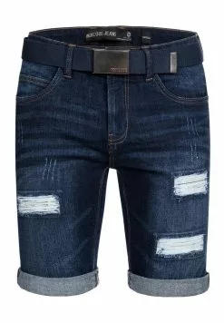 INDICODE JEANS CUBA CADEN - Short En Jean - Dark Blue -INDICODE JEANS Boutique c46ea8f0aae74f96a3b03502acd48350