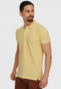 INDICODE JEANS Polo - Pale Banana -INDICODE JEANS Boutique c471331ed6a54d7dbcc7884773000ef0