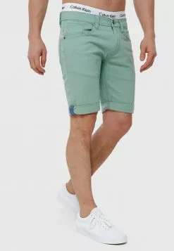 INDICODE JEANS VILLEURBANNE - Short En Jean - Granite Green -INDICODE JEANS Boutique c4827911fc3d423ca7c77edf30fd6ebe