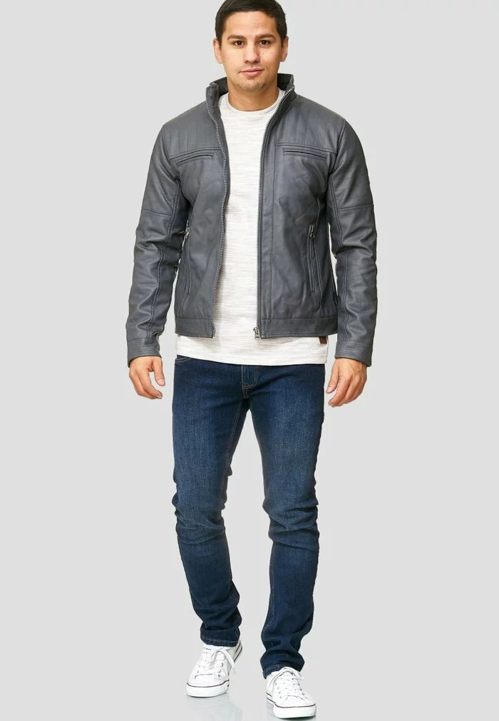 INDICODE JEANS BROOK - Veste En Similicuir - Raven 2 INDICODE JEANS BROOK - Veste En Similicuir - Raven – Image 2