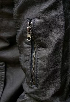 INDICODE JEANS INCO - Veste En Similicuir - Navy -INDICODE JEANS Boutique c5a17ba51fc649d8a9297fe5a2911cc2