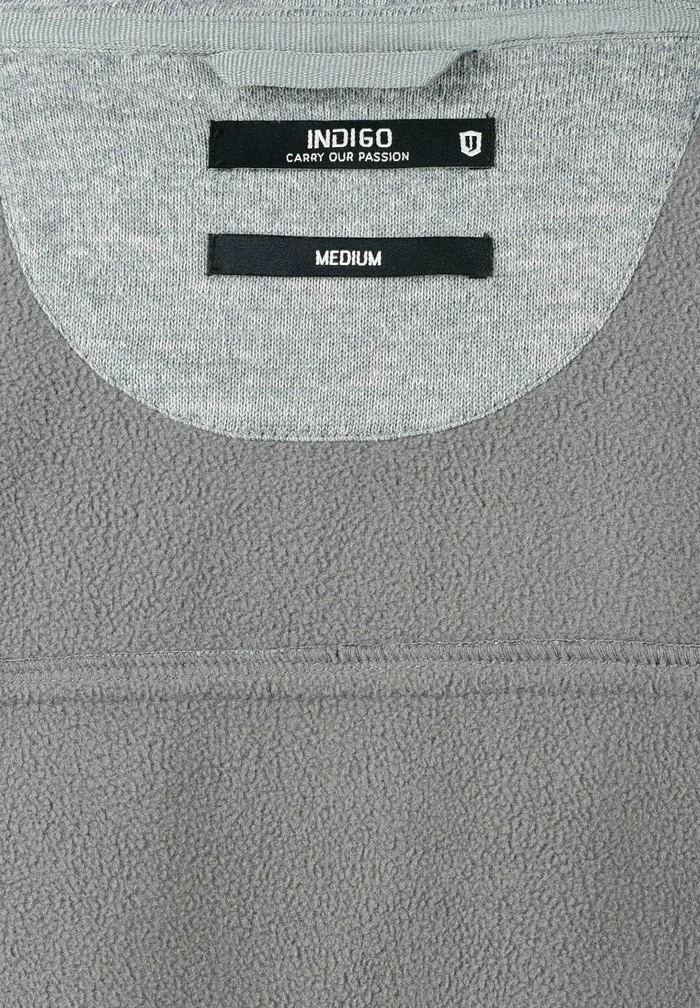 INDICODE JEANS IDESHER - Sweat à Capuche Zippé - Grey Mix 6 INDICODE JEANS IDESHER - Sweat à Capuche Zippé - Grey Mix – Image 6