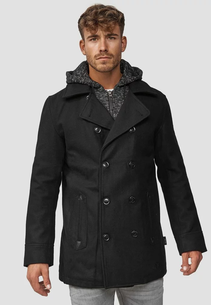 INDICODE JEANS Manteau Court - Black 1 INDICODE JEANS Manteau Court - Black