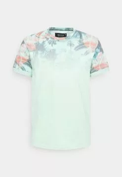 INDICODE JEANS PALENCIA - T-shirt Imprimé - Pastel Green