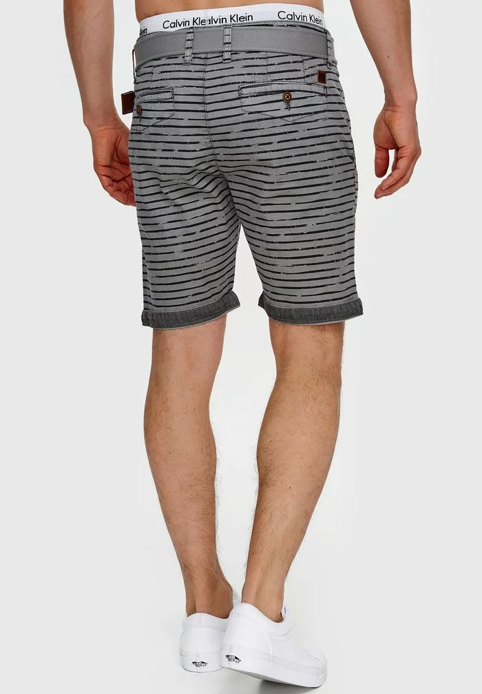 INDICODE JEANS ARROYO - Short - Lt Grey 3 INDICODE JEANS ARROYO - Short - Lt Grey â Image 3