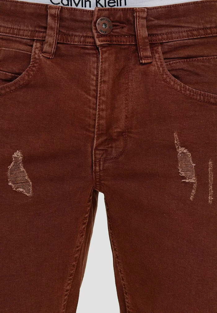 INDICODE JEANS Short En Jean - Rootbeer 7 INDICODE JEANS Short En Jean - Rootbeer – Image 7