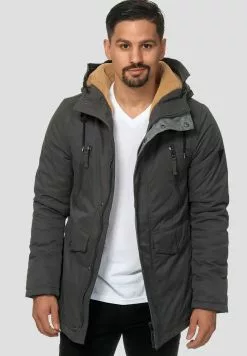 INDICODE JEANS Boutique 26 INDICODE JEANS Parka - Gray