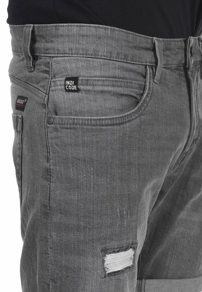 INDICODE JEANS IDHALLOW - Short En Jean - Light Grey 5 INDICODE JEANS IDHALLOW - Short En Jean - Light Grey – Image 5