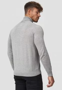 INDICODE JEANS GATES - Pullover - Lt Grey Mix -INDICODE JEANS Boutique c85f363cde38418e8763195cfbabc39a