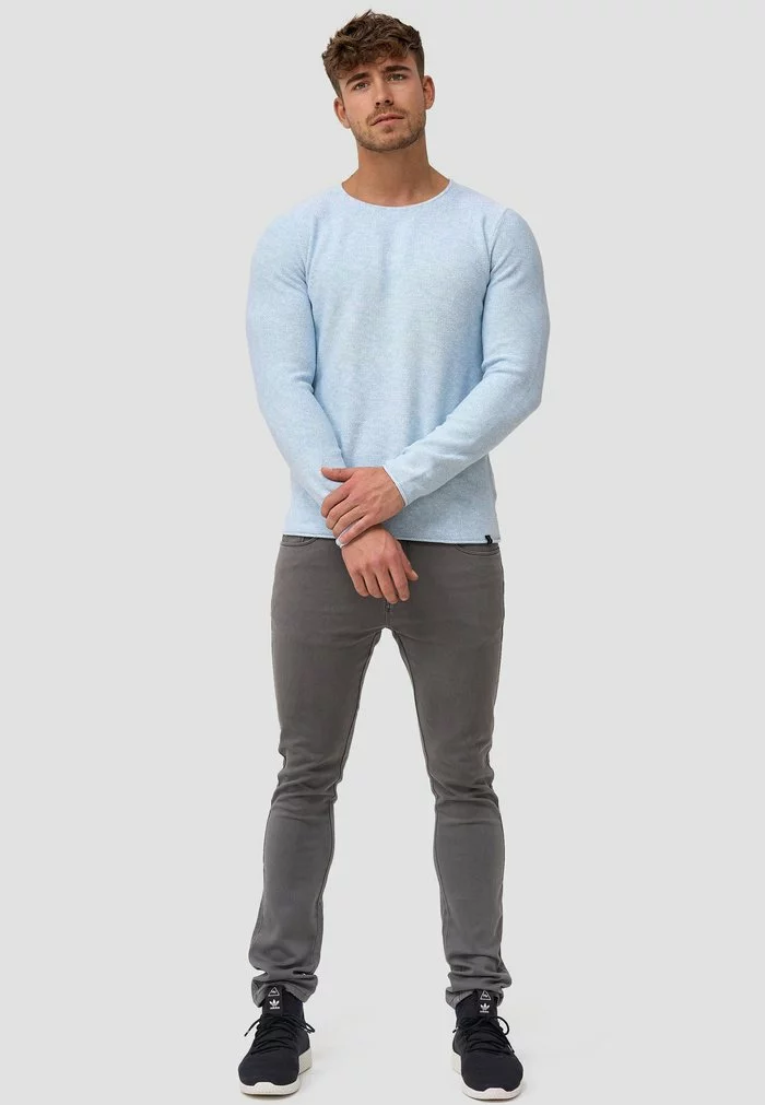 INDICODE JEANS LOAKIM - Pullover - Blue Wave 2 INDICODE JEANS LOAKIM - Pullover - Blue Wave – Image 2