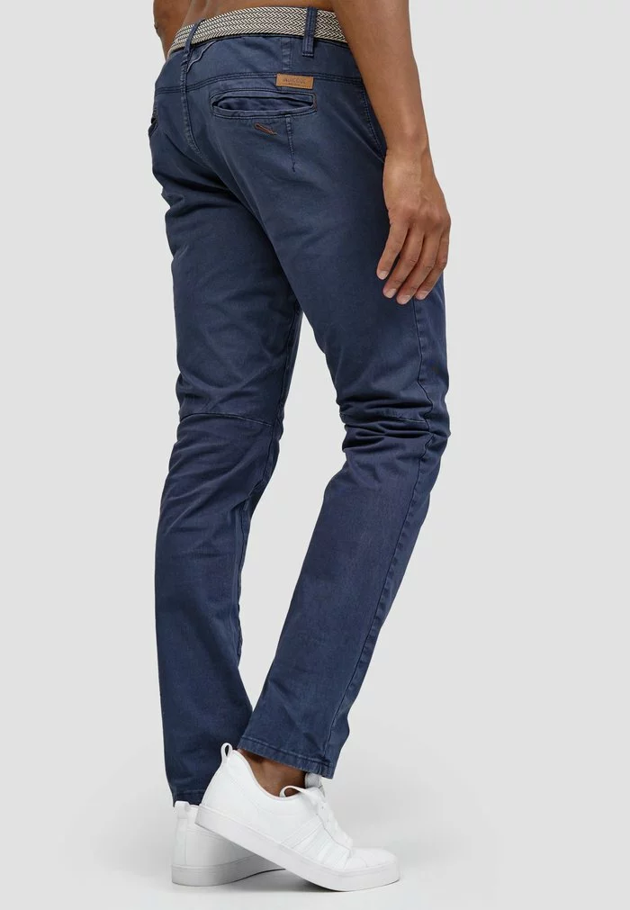 INDICODE JEANS Chino - Navy 3 INDICODE JEANS Chino - Navy – Image 3