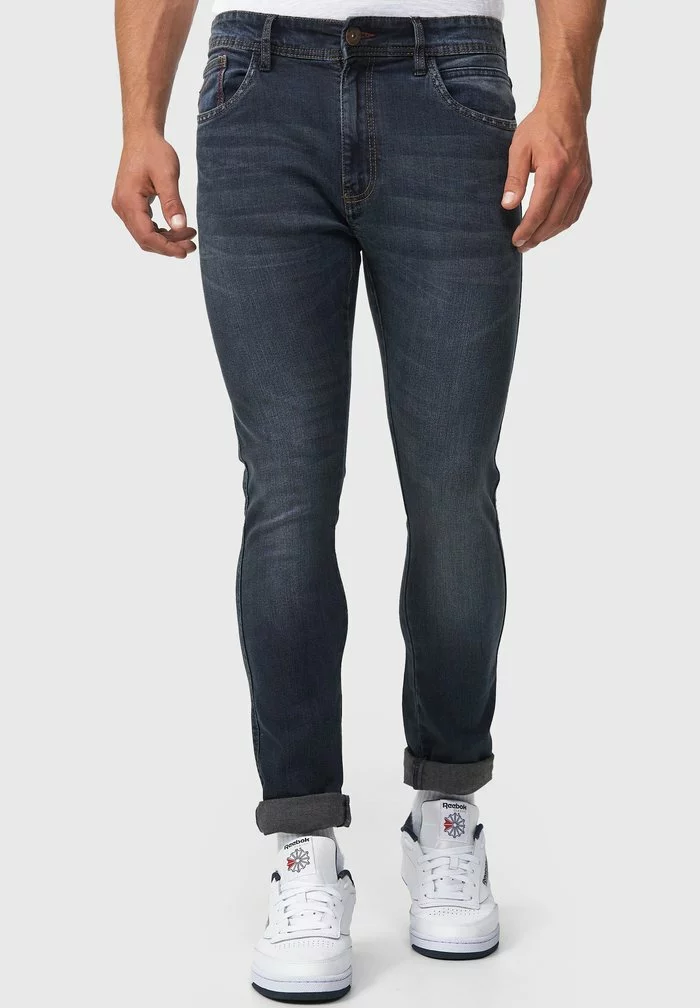 INDICODE JEANS Jean Slim - Rub Bleach 1 INDICODE JEANS Jean Slim - Rub Bleach
