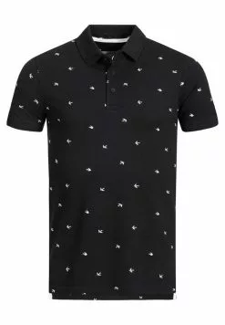 INDICODE JEANS Polo - Black -INDICODE JEANS Boutique cad6a31ee2ac497fac0b8e7ff154415d