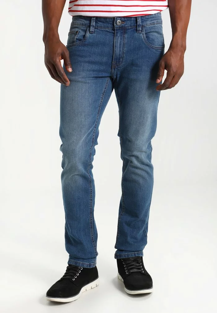 INDICODE JEANS PITTSBURG - Jean Slim - Medium Indigo 1 INDICODE JEANS PITTSBURG - Jean Slim - Medium Indigo