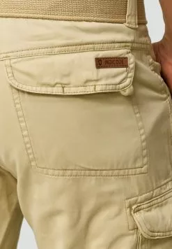 INDICODE JEANS MIT GÜRTEL NICOLAS - Short - Fog -INDICODE JEANS Boutique cb30d62dfd99417c9c6c0ee78de5821b