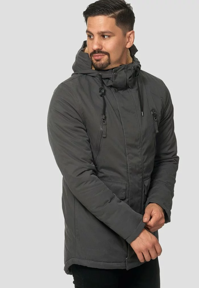 INDICODE JEANS Parka - Gray 5 INDICODE JEANS Parka - Gray – Image 5