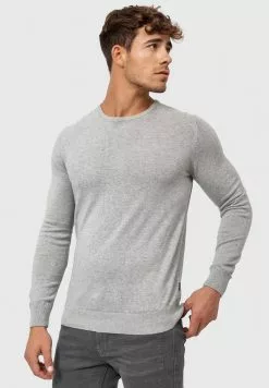 INDICODE JEANS Sweatshirt - Light Grey Mix