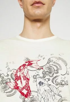 INDICODE JEANS KOI - T-shirt Imprimé - Marshmellow -INDICODE JEANS Boutique cd3712f9c533476a89d82edc57fbb79c