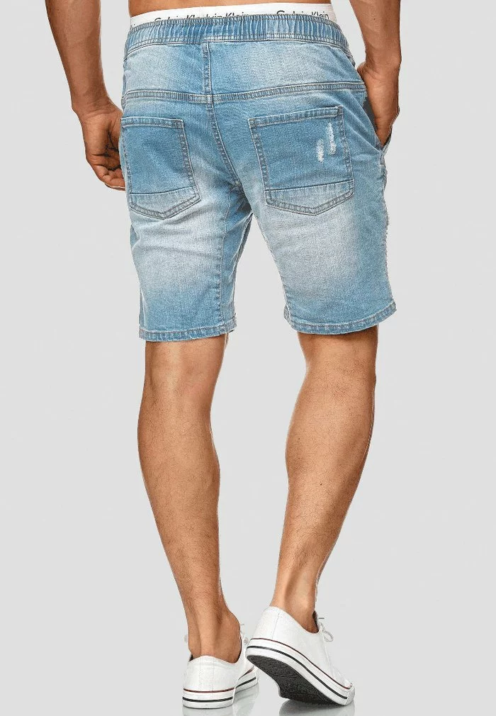 INDICODE JEANS MIT ELASTISC - Short En Jean - Blue 2 INDICODE JEANS MIT ELASTISC - Short En Jean - Blue â Image 2