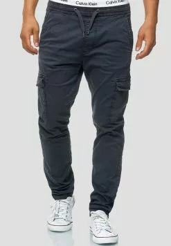 INDICODE JEANS BROADWICK - Pantalon Cargo - Navy