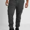 INDICODE JEANS LEVI PLUS - Pantalon Cargo - Raven