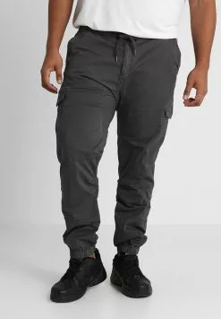 INDICODE JEANS LEVI PLUS - Pantalon Cargo - Raven