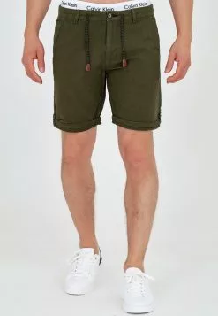 INDICODE JEANS Short - Dark Olive