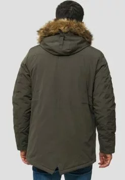 INDICODE JEANS LEICESTER - Veste D'hiver - Dark Green -INDICODE JEANS Boutique ce012705eb394ec9acaf6a687359200c