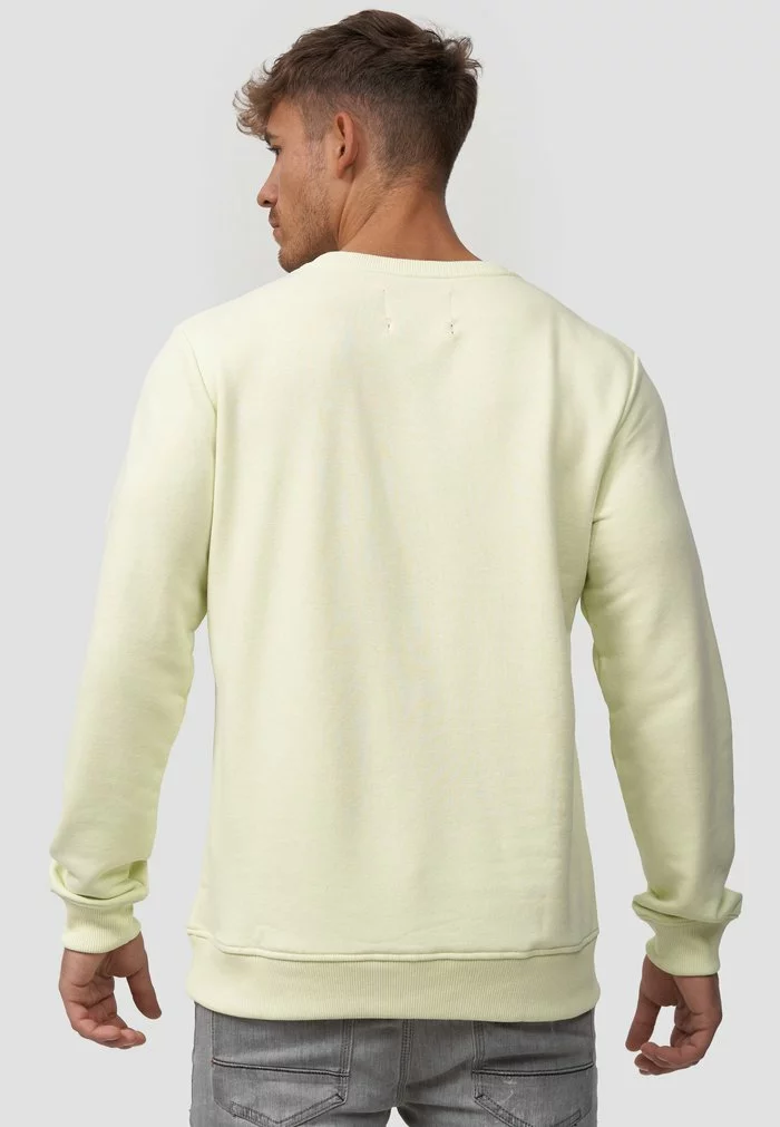 INDICODE JEANS BAXTER - Sweatshirt - Lime Cream 3 INDICODE JEANS BAXTER - Sweatshirt - Lime Cream – Image 3