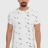 INDICODE JEANS MCFARLAND - T-shirt Imprimé - Offwhite