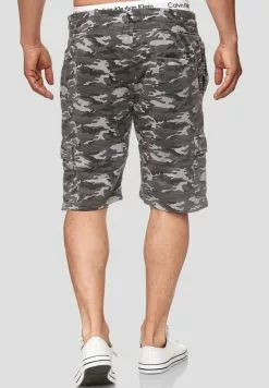 INDICODE JEANS Short - Charcoal Mix -INDICODE JEANS Boutique cfa98b3c24fe4c2aad8d3b7513f4bbfb